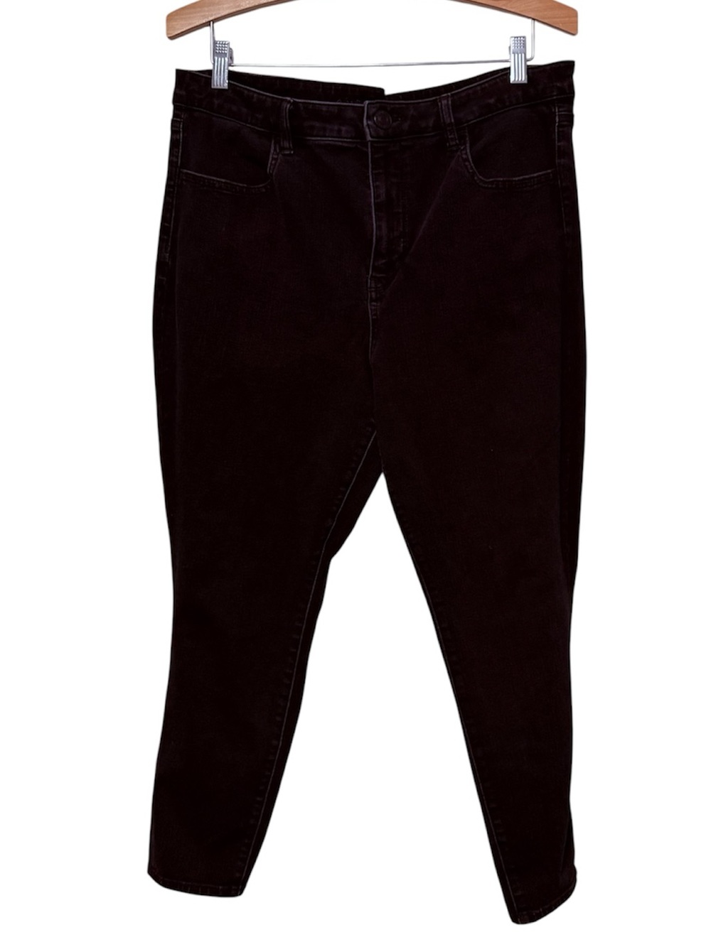 American Eagle The Dream Jean Hi-Rise Jeggings Women’s Size 18 Short Black Denim